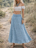 AURALI SKIRT - BLUE