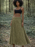 AURALI SKIRT - KHAKI