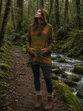 ORLY HOODED WINTER JUMPER - GREEN