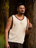 TAURUS TANK TOP - MAN - CREAM