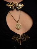 FLOWER OF LIFE SACRED GEOMETRY PENDANT - BRASS