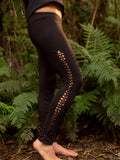 BOHEMIAN LEGGINGS - BLACK