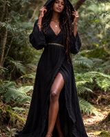 SABALI KIMONO - BLACK