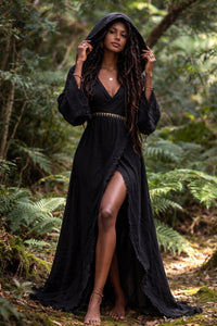 SABALI KIMONO - NOIR
