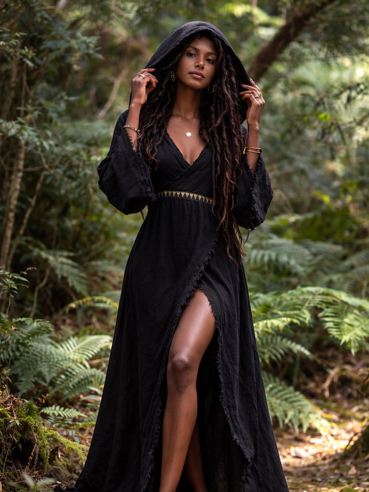 SABALI KIMONO - BLACK