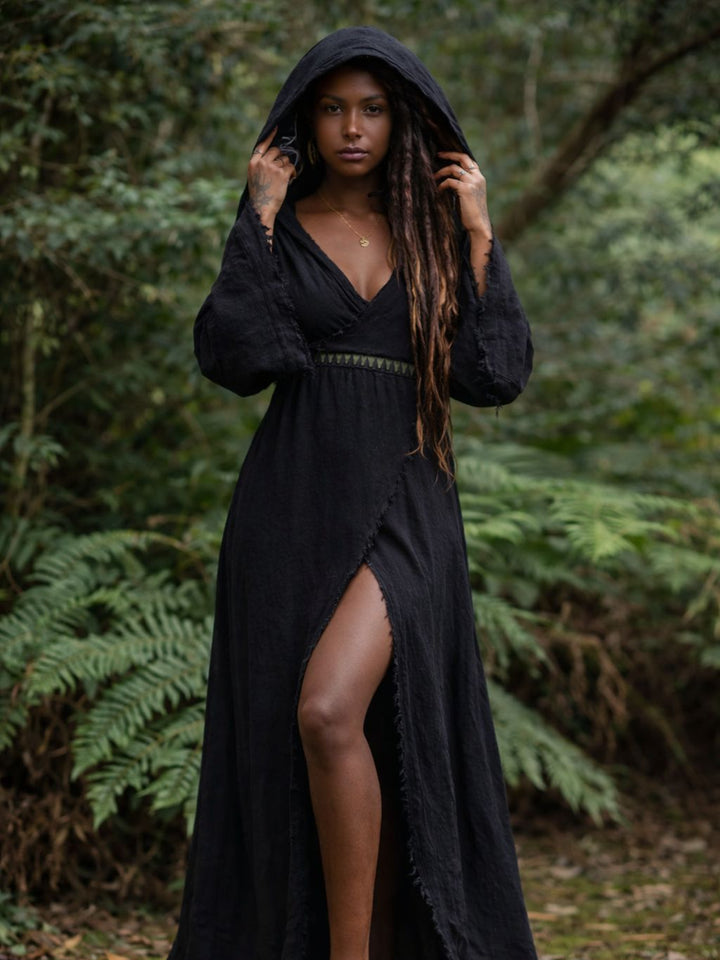 SABALI KIMONO - BLACK
