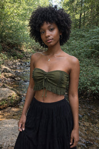 YOGA WARRIOR CORSET - GREEN