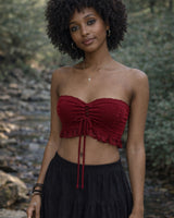 YOGA WARRIOR CORSET - RED