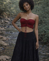 YOGA WARRIOR CORSET - RED