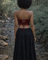 YOGA WARRIOR CORSET - RED