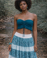 YOGA WARRIOR CORSET - BLUE