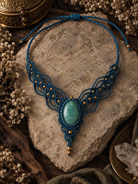 COLLIER SOLARA PIERRE PRÉCIEUSE POUR LES YEUX