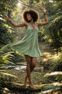 ROBE OCÉANA - VERTE
