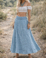 AURALI SKIRT - BLUE