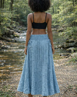 AURALI SKIRT - BLUE