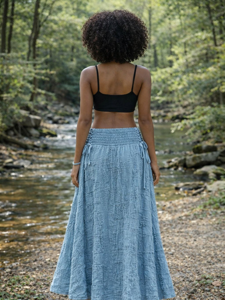 AURALI SKIRT - BLUE