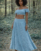 AURALI SKIRT - BLUE