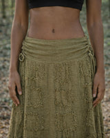 AURALI SKIRT - KHAKI