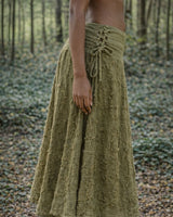 AURALI SKIRT - KHAKI