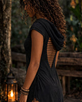 LAKSHMI BAMBOO HOOD DRESS