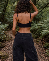 SERENITY BRA - BLACK