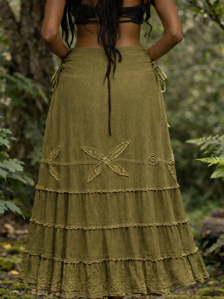 MARRAKECH SKIRT - KHAKI