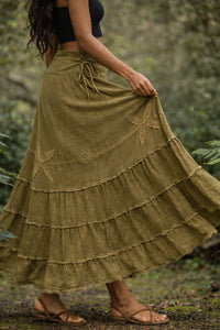 MARRAKECH SKIRT - KHAKI