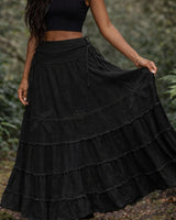MARRAKECH SKIRT - BLACK