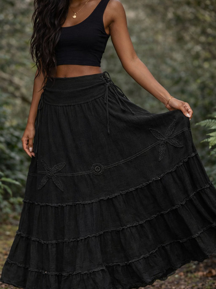 MARRAKECH SKIRT - BLACK