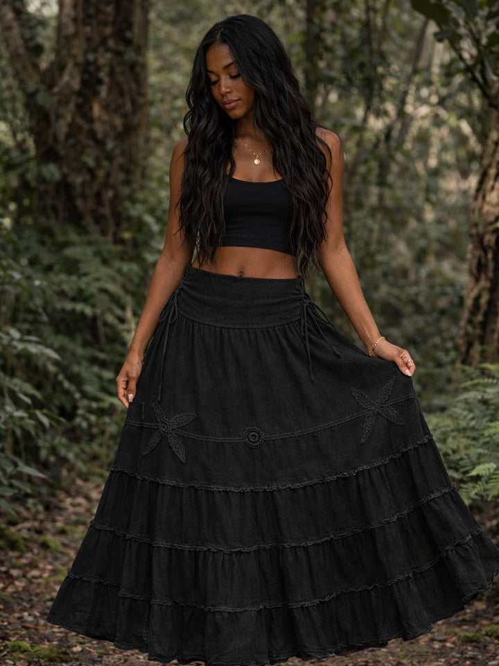MARRAKECH SKIRT - BLACK