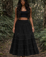 MARRAKECH SKIRT - BLACK