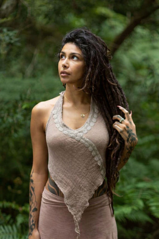 PRANAYAMA TOP - CREAM
