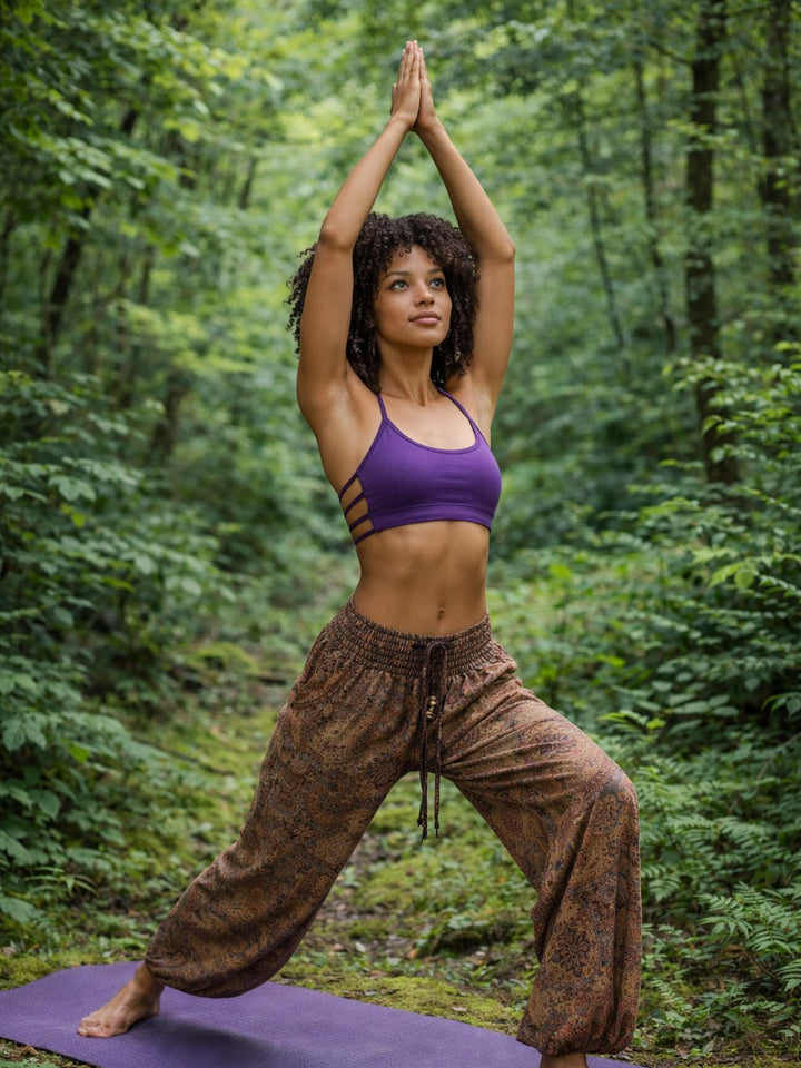 SAMADHI PILATES BRA - PURPLE