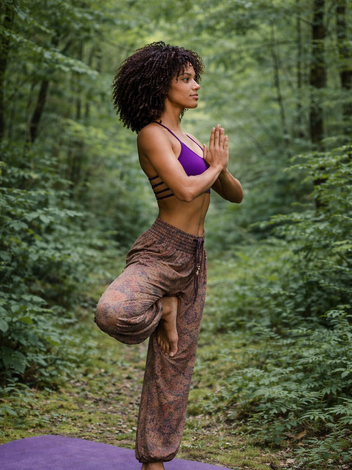 SAMADHI PILATES BRA - PURPLE