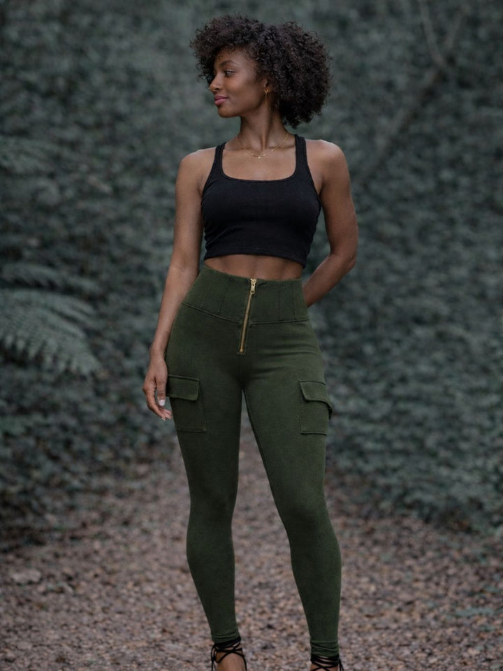 PLAZMA POCKET PANTS - GREEN