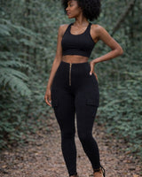 PLAZMA POCKET PANTS - BLACK