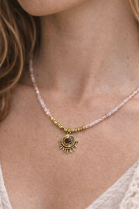 COLLIER SOLARA PIERRE PRÉCIEUSE POUR LES YEUX