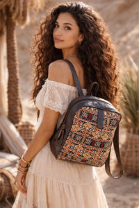 SAC À DOS BRODÉ NOMAD