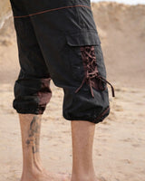 NOMAD HAREM SHORTS - BLACK/BROWN