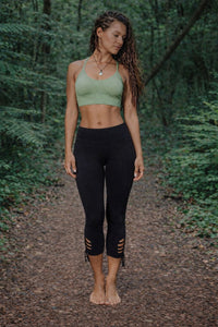 ANAHATA FLOW BRA - SAGE GREEN