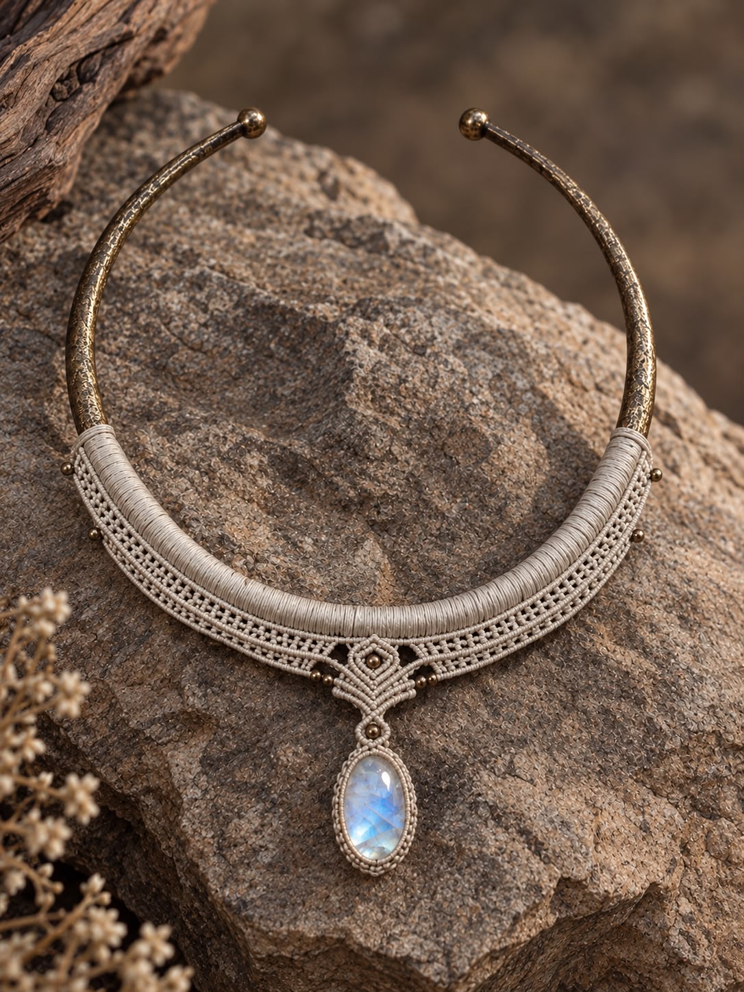 COLLIER SOLARA PIERRE PRÉCIEUSE POUR LES YEUX
