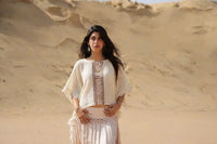 WILLOW MACRAME SKIRT - BLUSH SAND