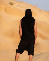 NOMAD HAREM SHORTS - BLACK/BROWN