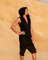 NOMAD HAREM SHORTS - BLACK/BROWN