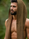 ALPACA SCARF - MAN - KHAKI