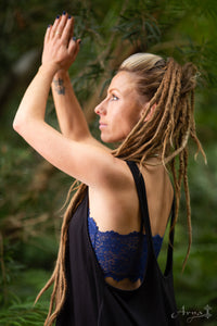 Soutien-gorge burlesque sans fil en dentelle