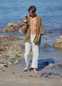 PANTALON MARIAL - HOMME - CRÈME