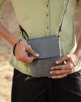 PAX GENUINE LEATHER CROSS BODY BAG