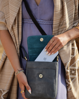 PAX GENUINE LEATHER CROSS BODY BAG