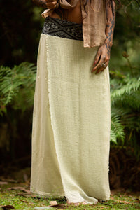 KYOTE LONG SKIRT - CREAM